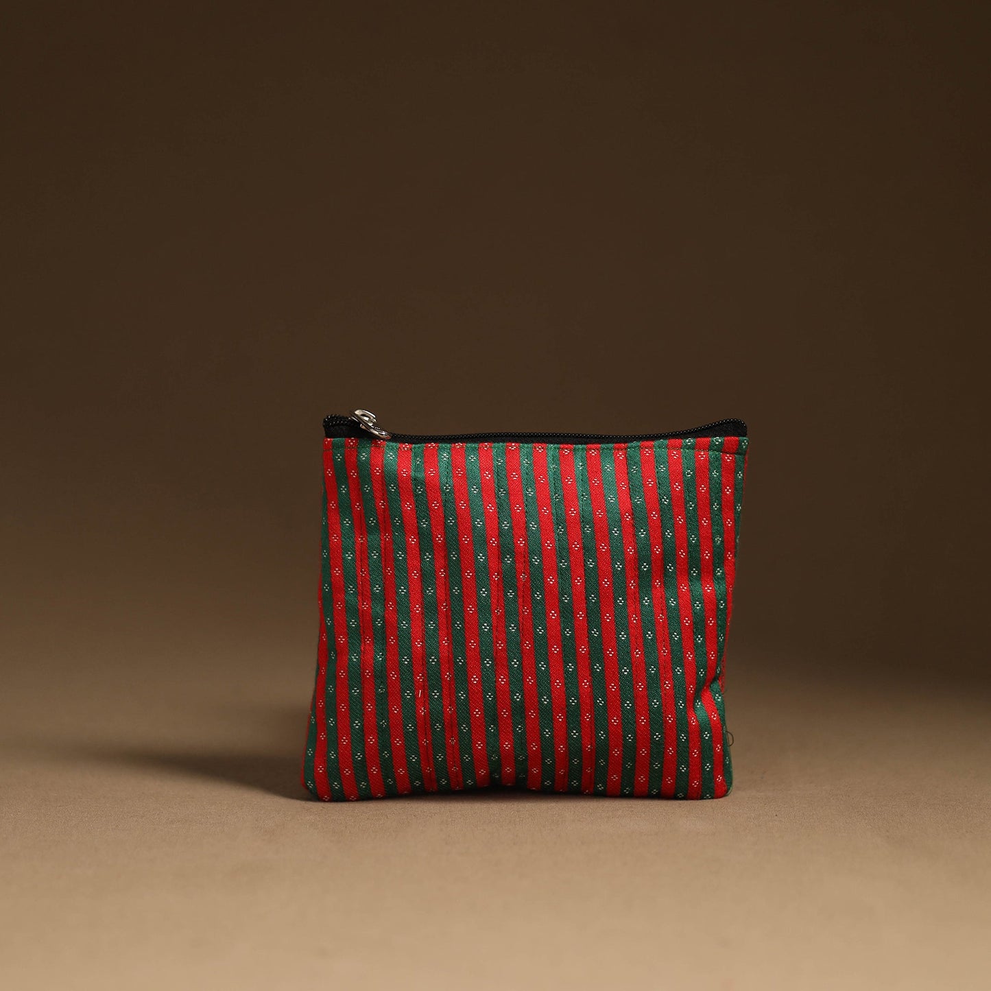 Handmade Mashru Silk Utility Pouch 36