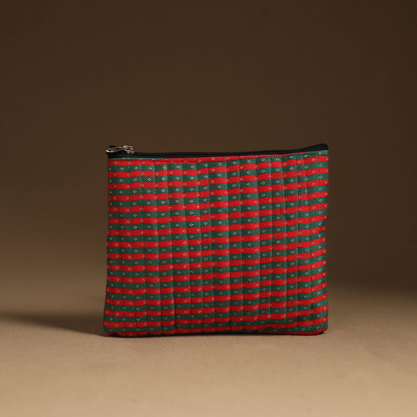 Handmade Mashru Silk Utility Pouch 36