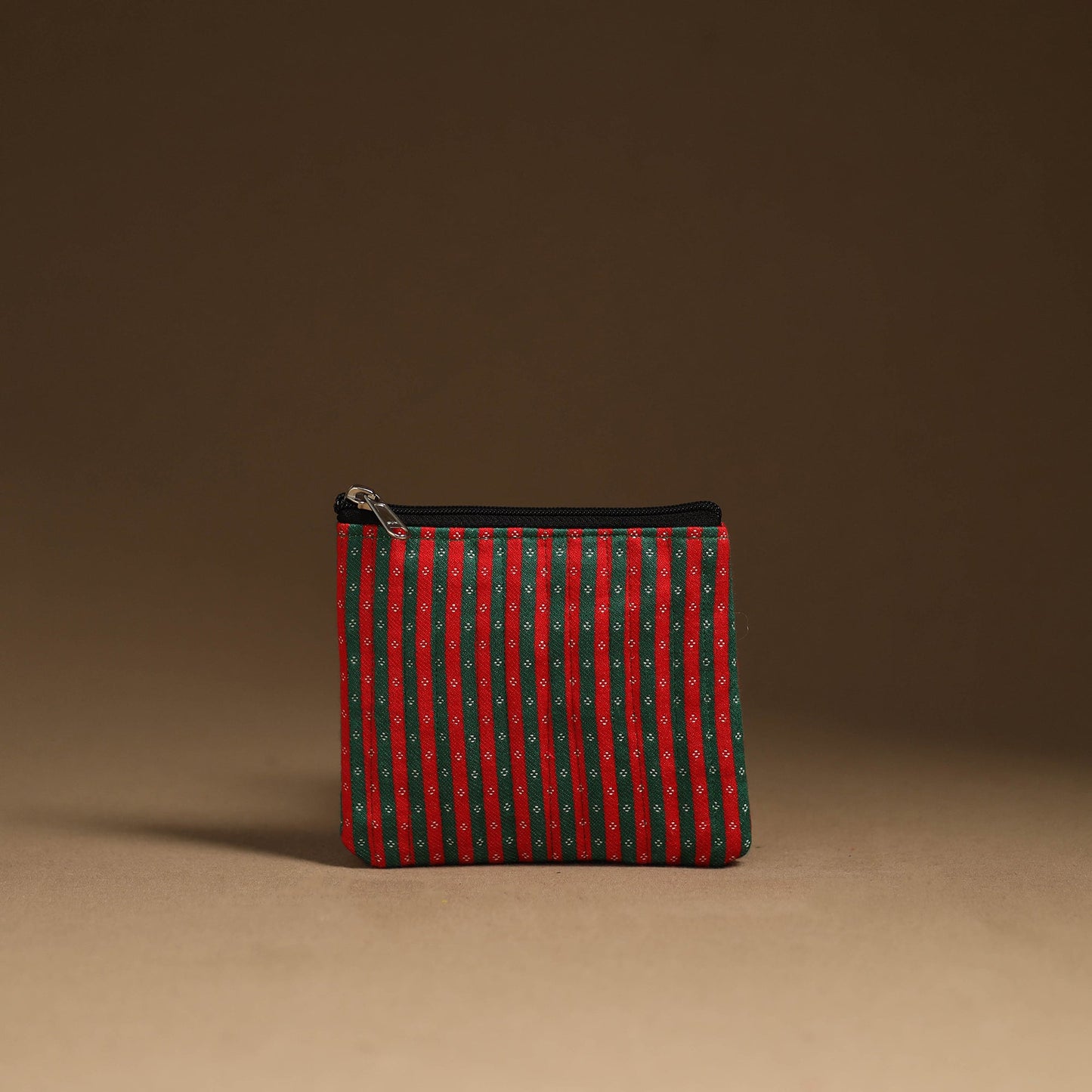 Handmade Mashru Silk Utility Pouch 36