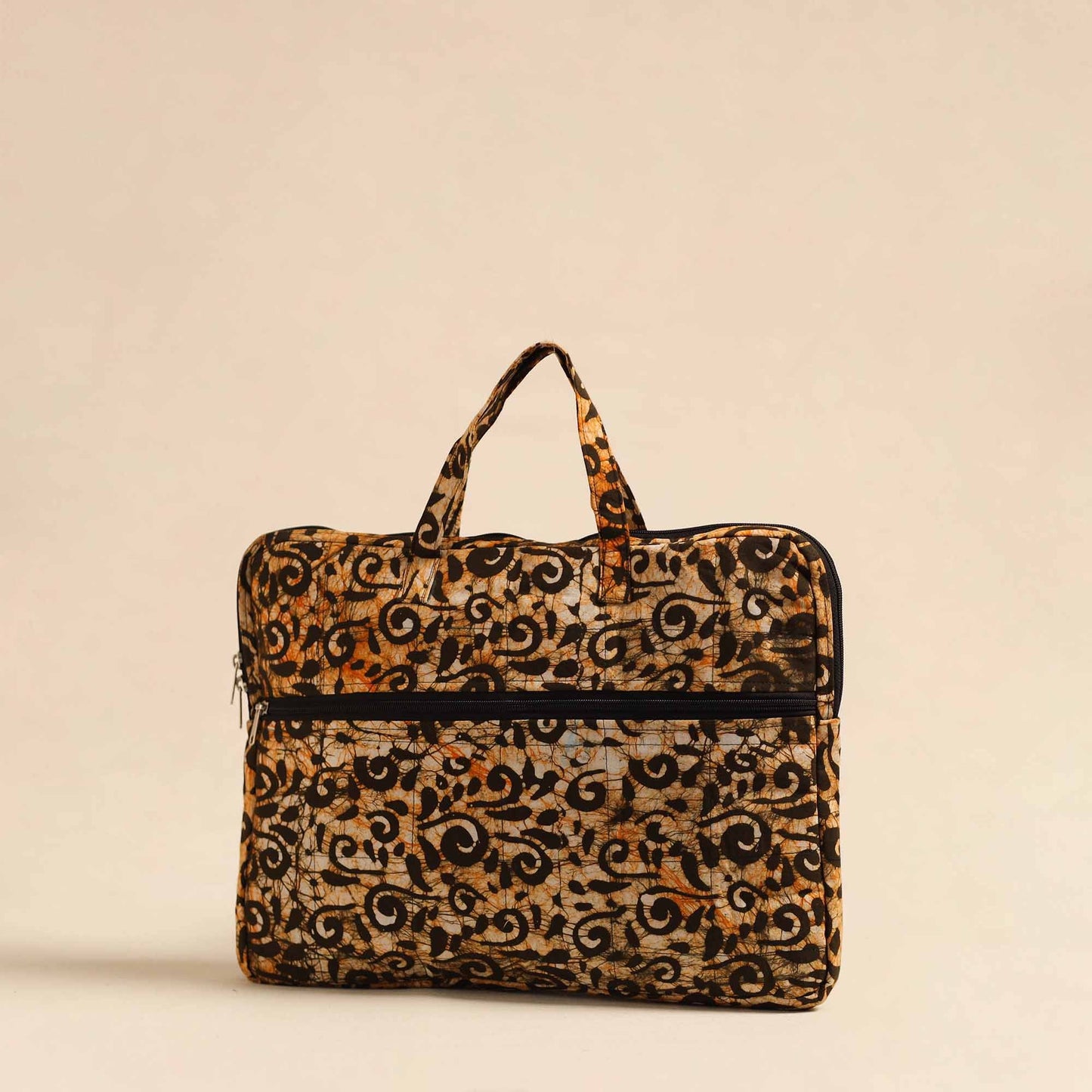Multicolor Handmade Quilted Cotton Laptop Bag