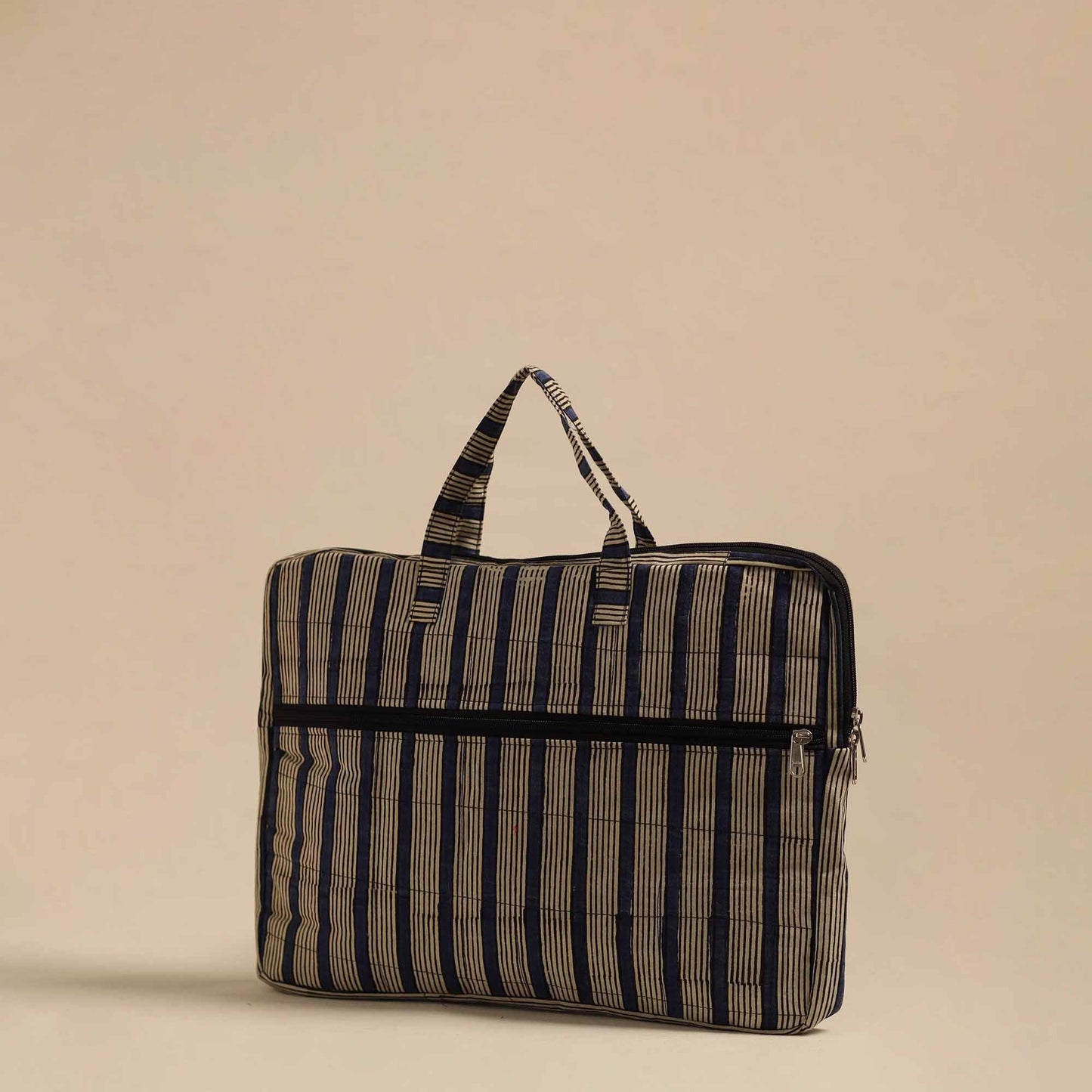 Multicolor Handmade Quilted Cotton Laptop Bag