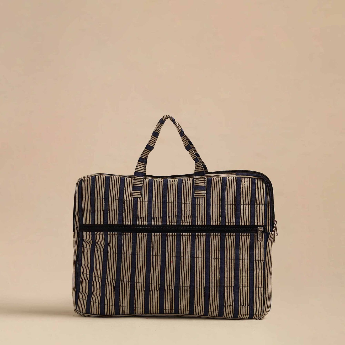 Multicolor Handmade Quilted Cotton Laptop Bag