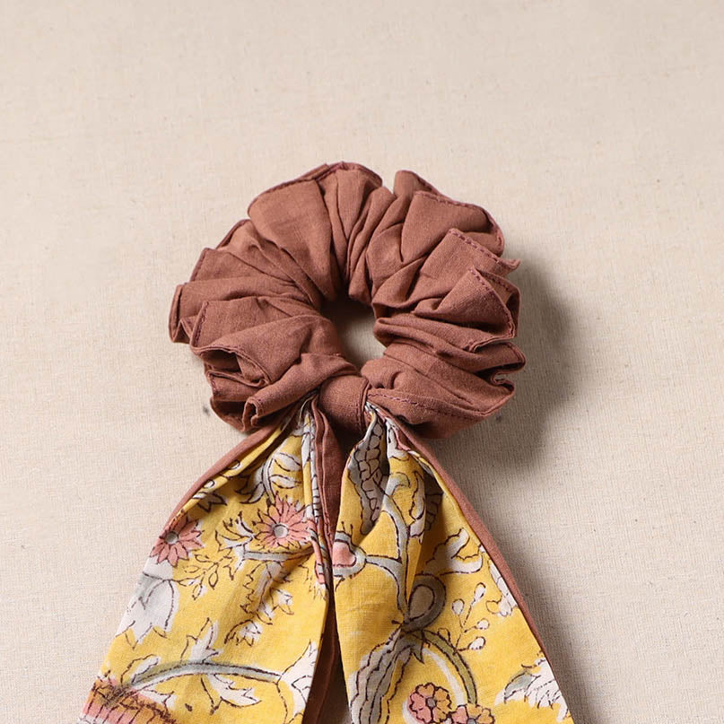 Handmade rubber band/scarf scrunchie 10 - handcrafted