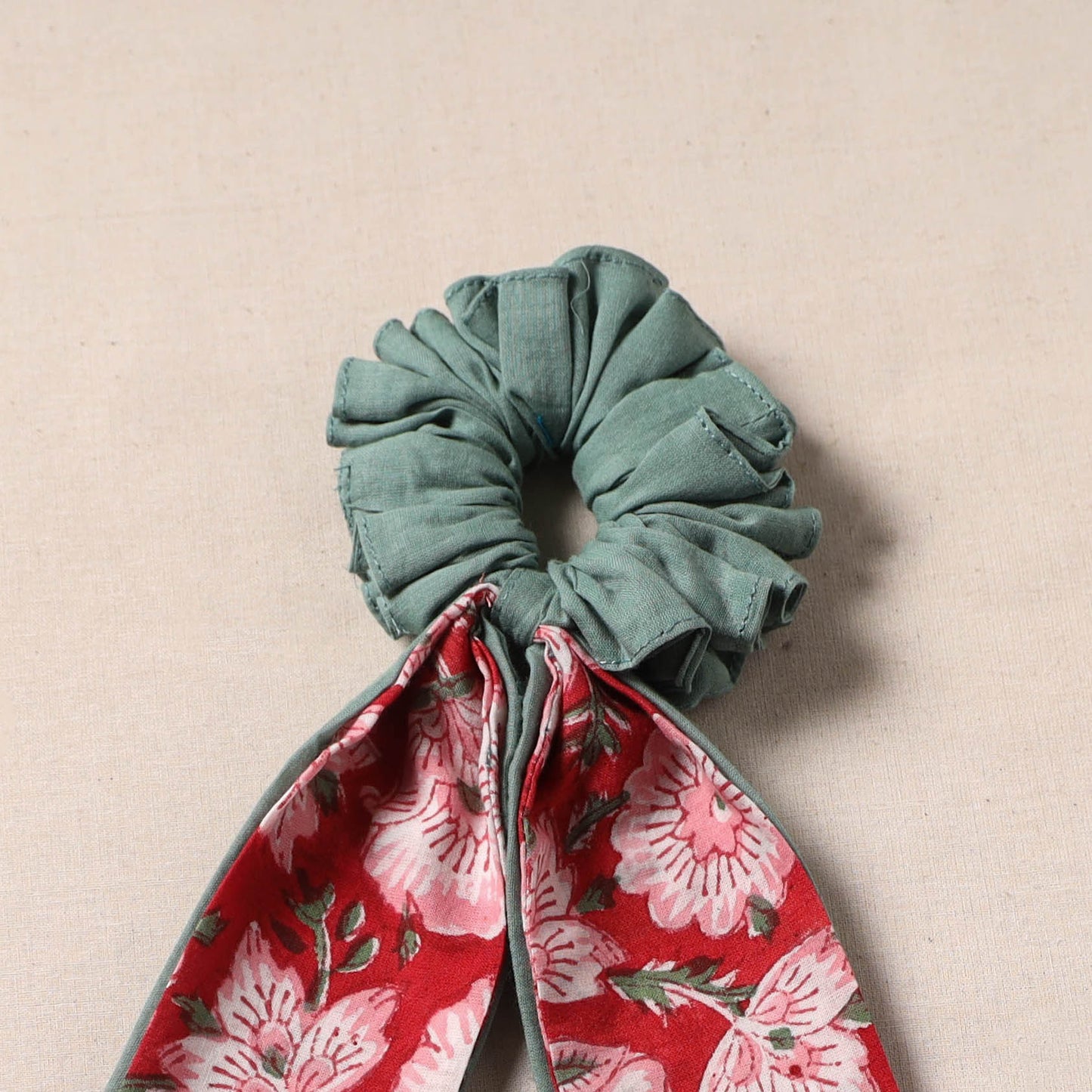 Handmade rubber band/scarf scrunchie 11 - handcrafted
