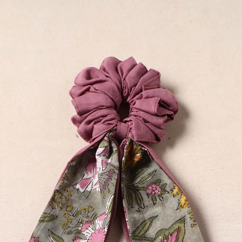 Handmade rubber band/scarf scrunchie 24 - handcrafted