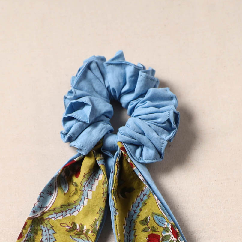 Handmade rubber band/scarf scrunchie 34 - handcrafted