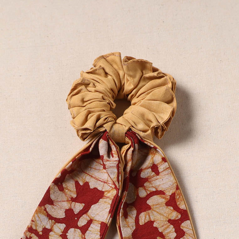 Handmade rubber band/scarf scrunchie 63 - handcrafted
