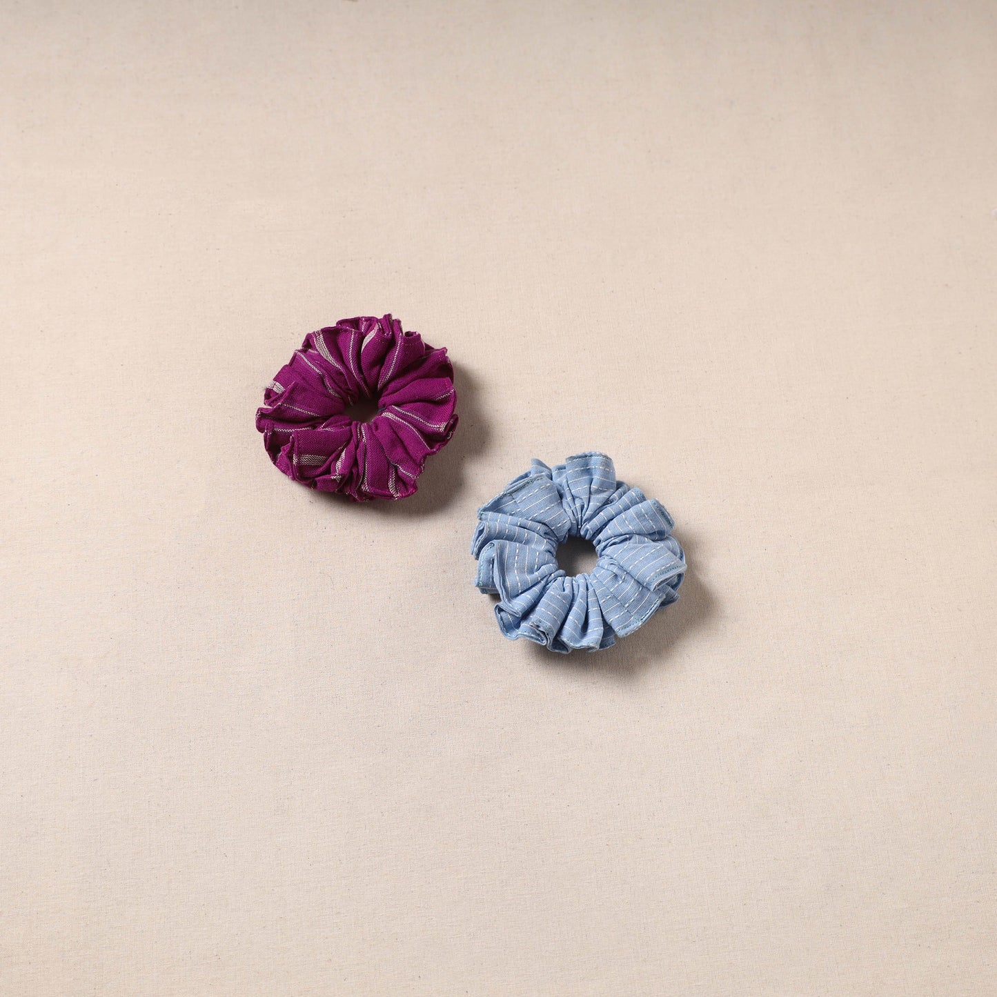 Handmade rubber band/scrunchies (set of 2) 156 - handcrafted