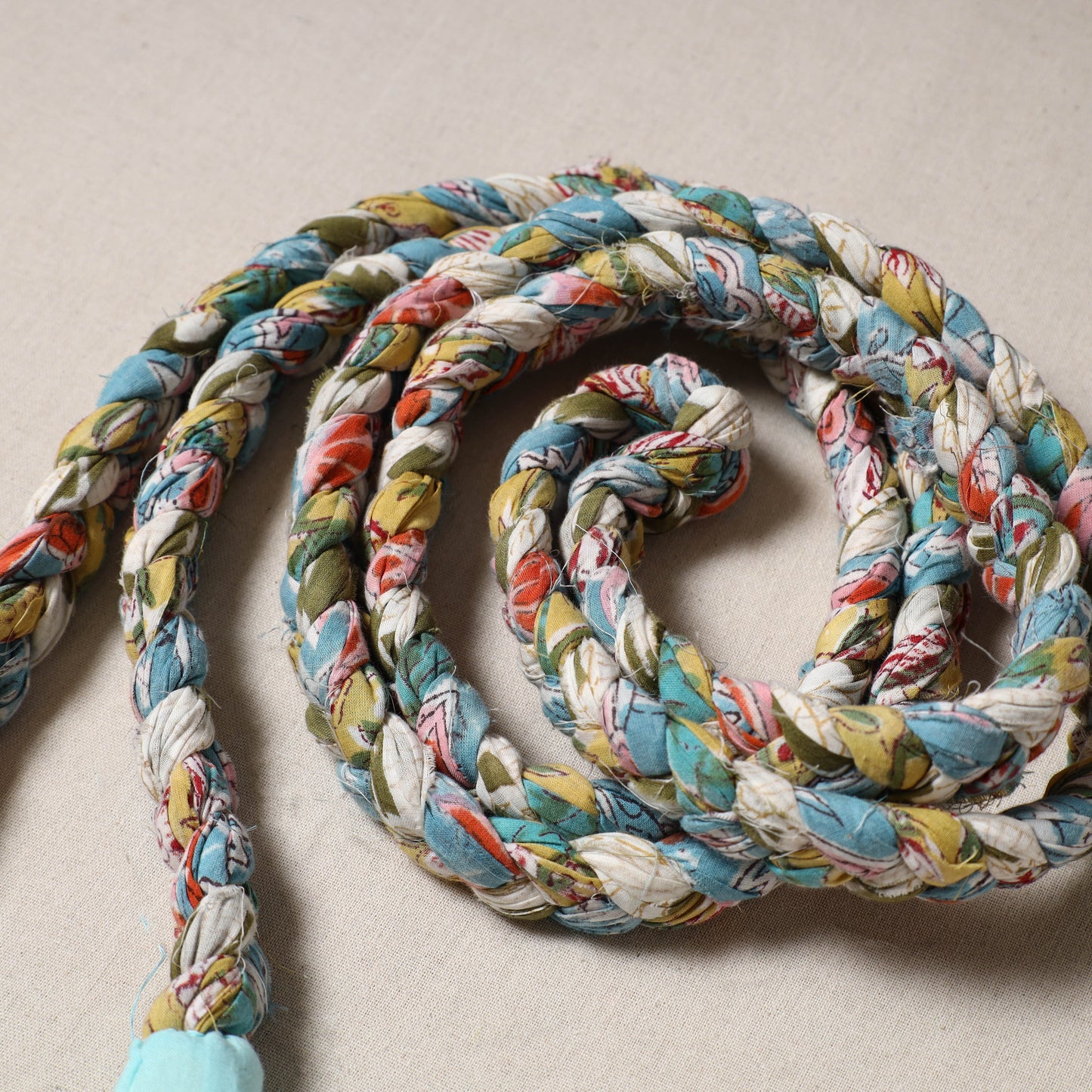 Handmade Upcycled Fabric Skipping Jump Rope