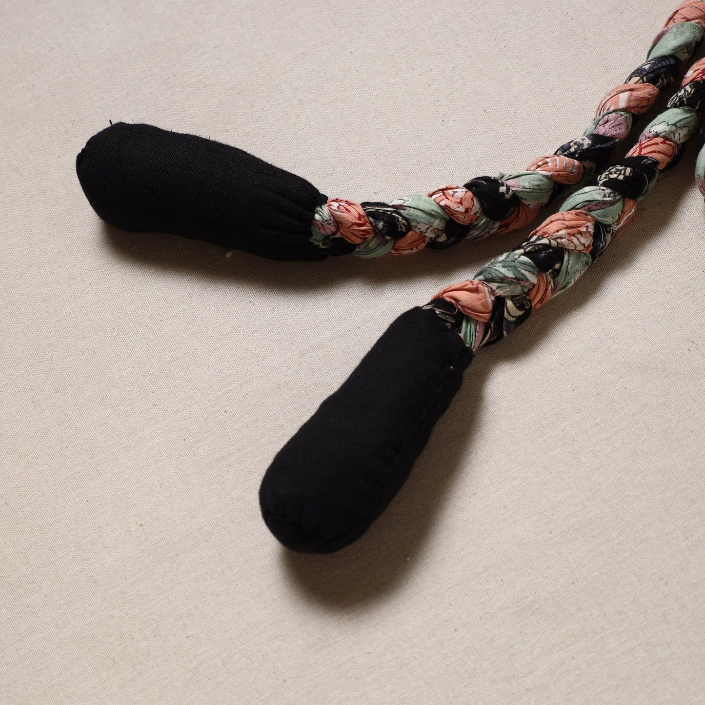 Handmade Upcycled Fabric Skipping Jump Rope
