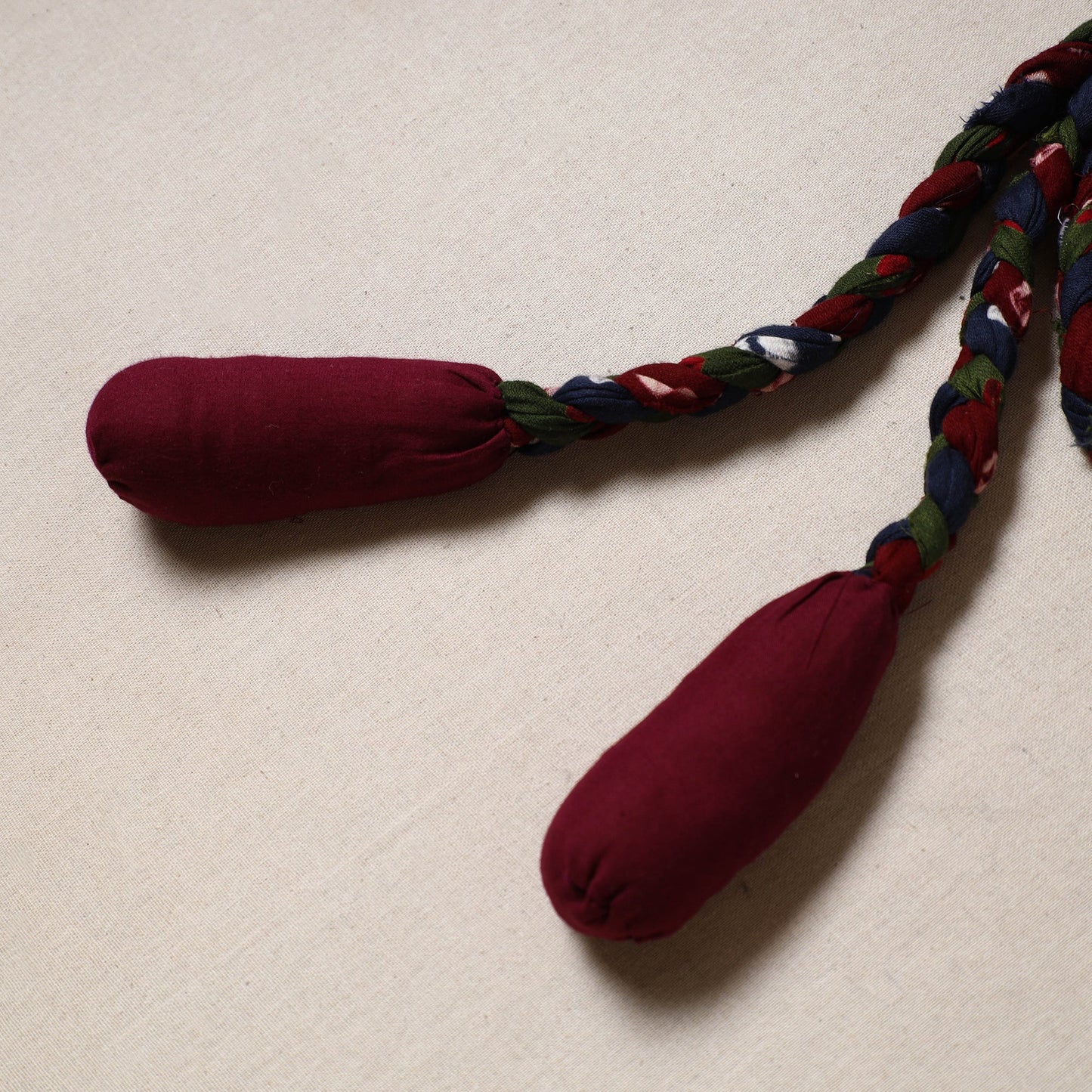 Handmade Upcycled Fabric Skipping Jump Rope