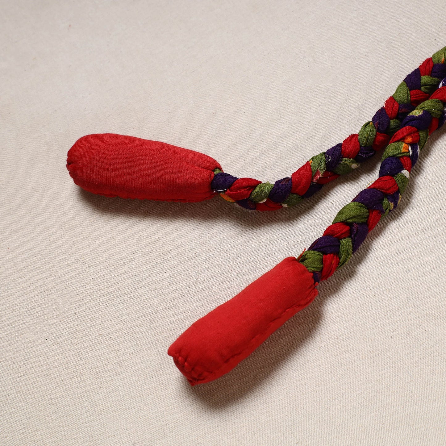 Handmade Upcycled Fabric Skipping Jump Rope
