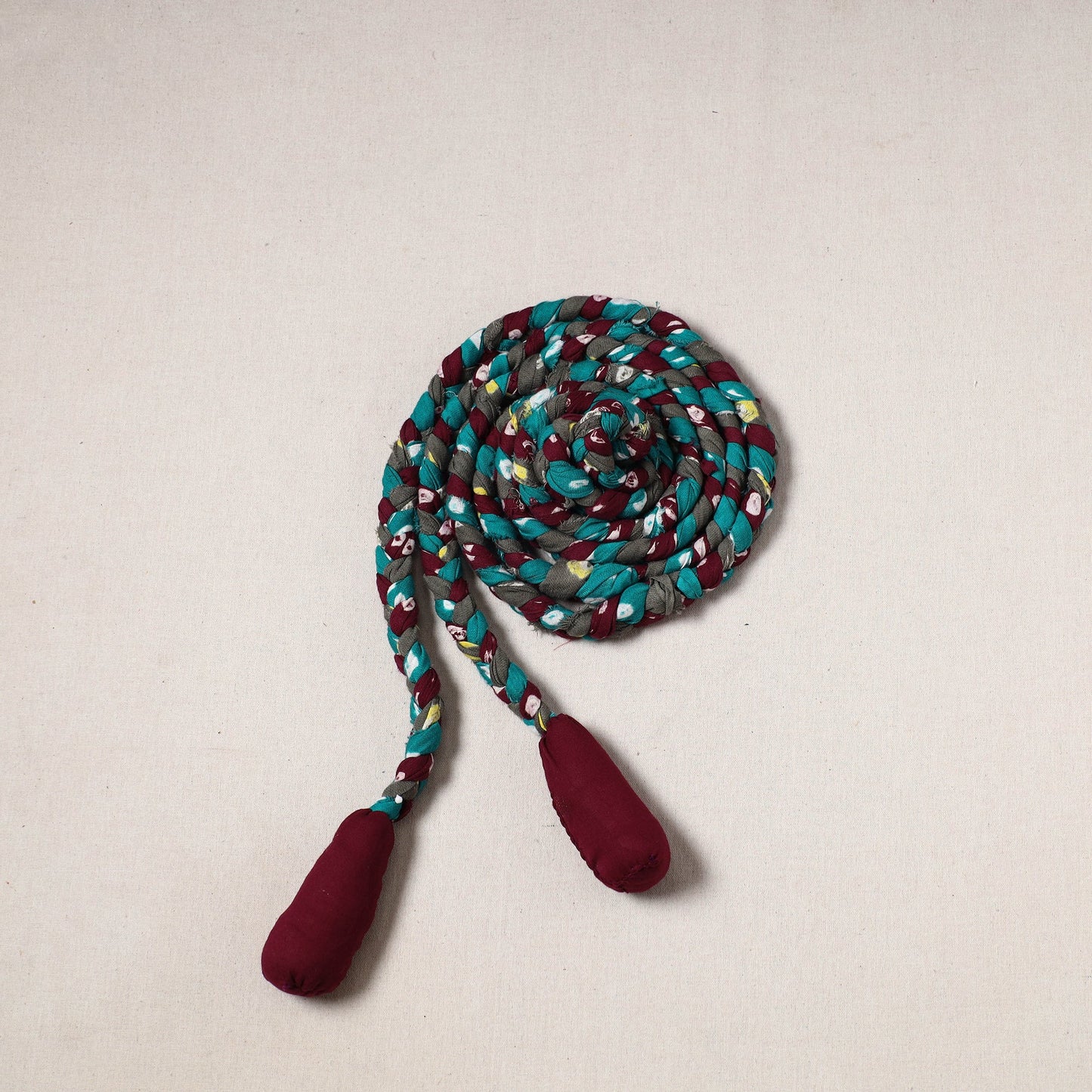 Handmade Upcycled Fabric Skipping Jump Rope