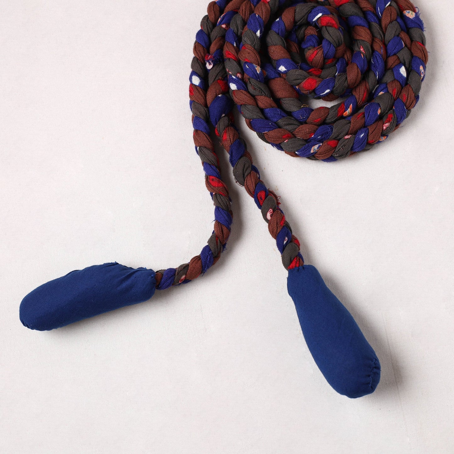Handmade Upcycled Fabric Skipping Rope 01