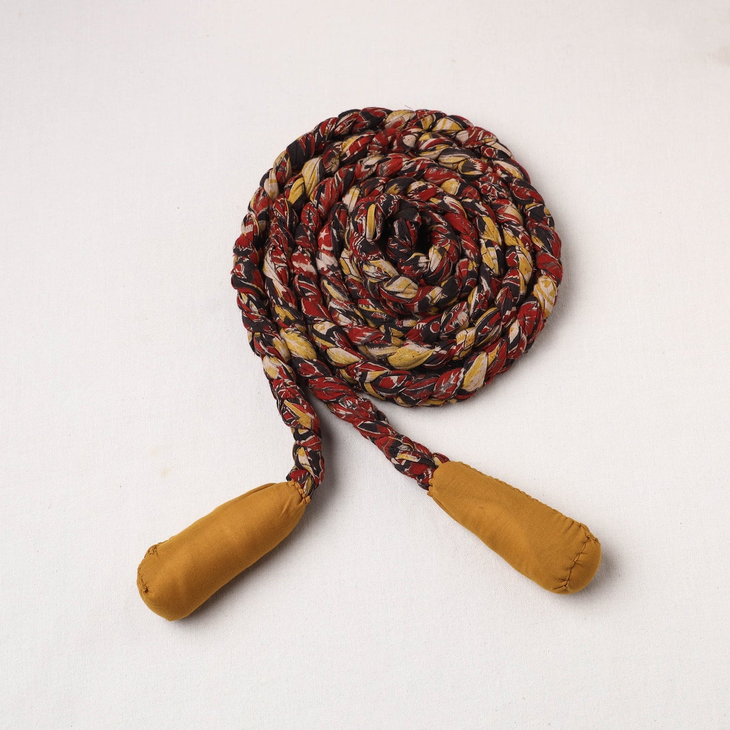 Handmade Upcycled Fabric Skipping Rope 01