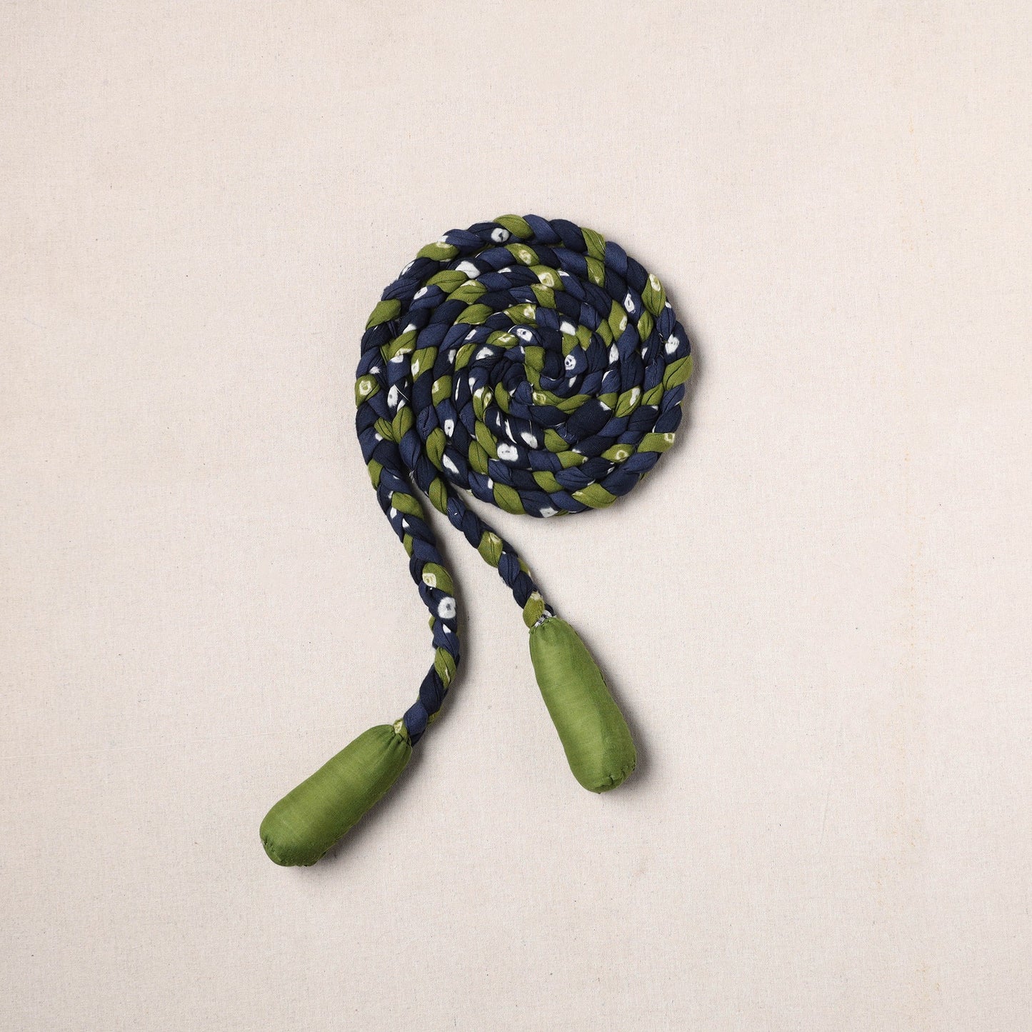 Handmade Upcycled Fabric Skipping Rope