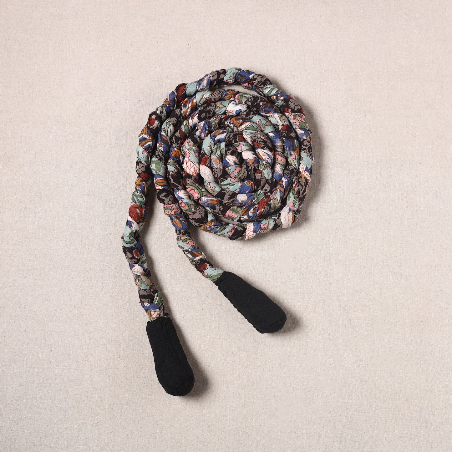 Handmade Upcycled Fabric Skipping Rope