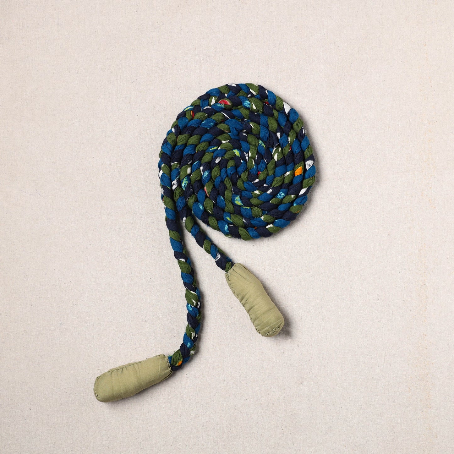 Handmade Upcycled Fabric Skipping Rope