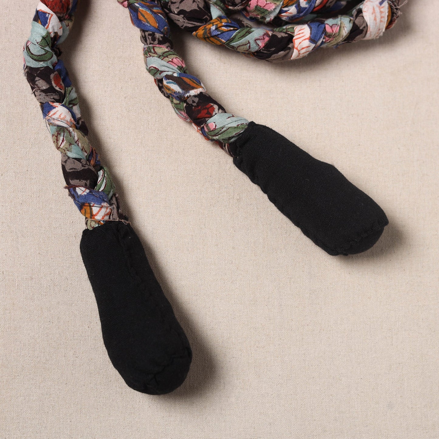 Handmade Upcycled Fabric Skipping Rope