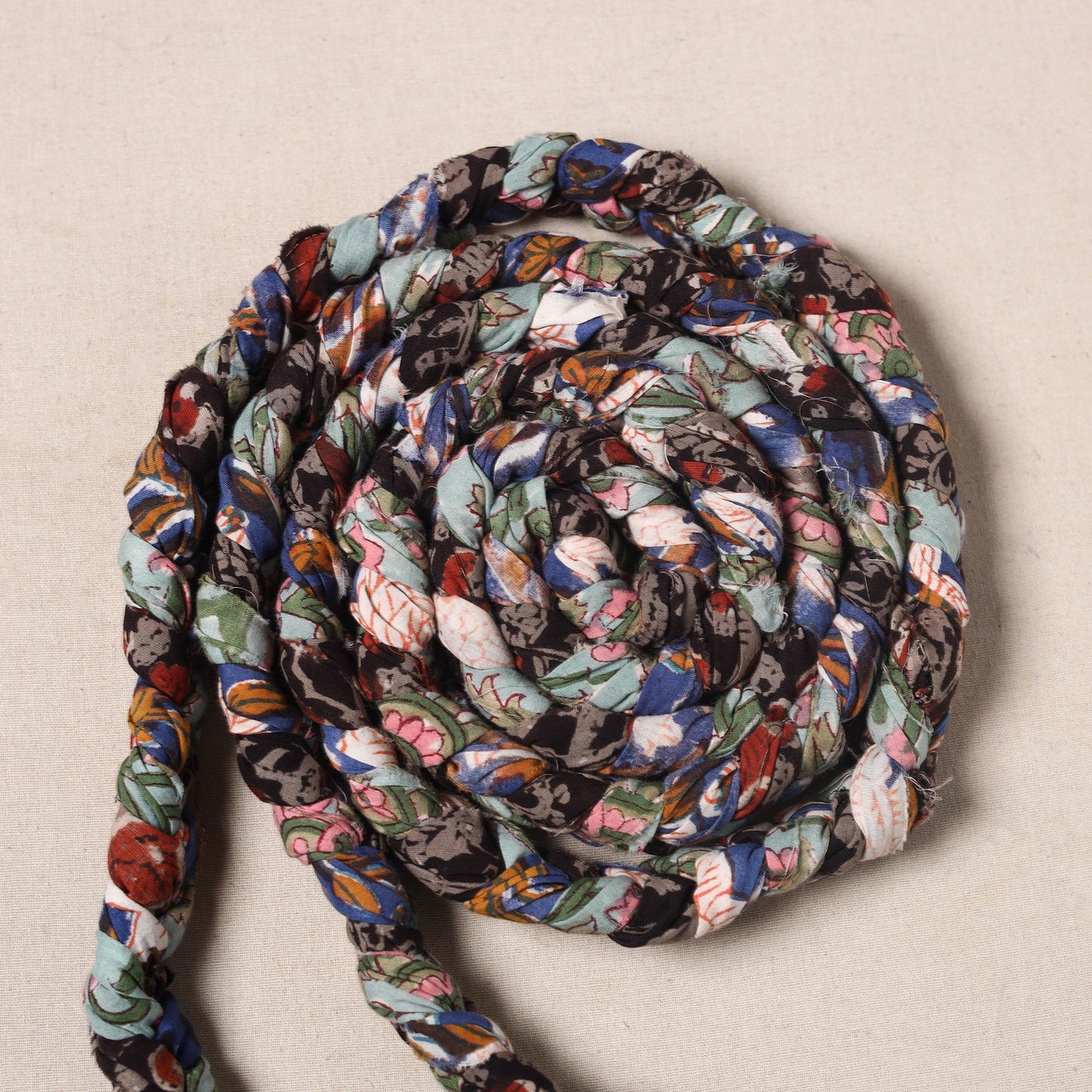 Handmade Upcycled Fabric Skipping Rope