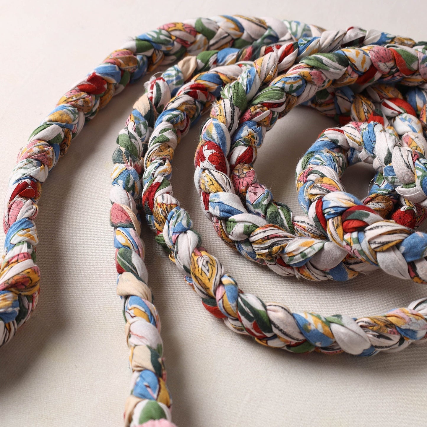 Handmade Upcycled Fabric Skipping Rope 03