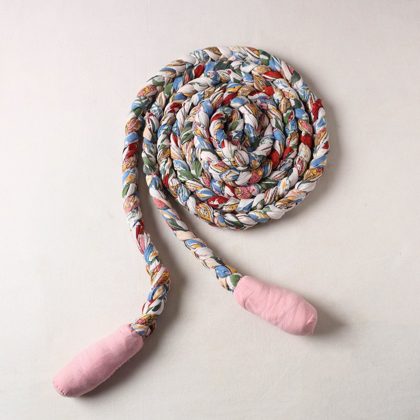 Handmade Upcycled Fabric Skipping Rope 03
