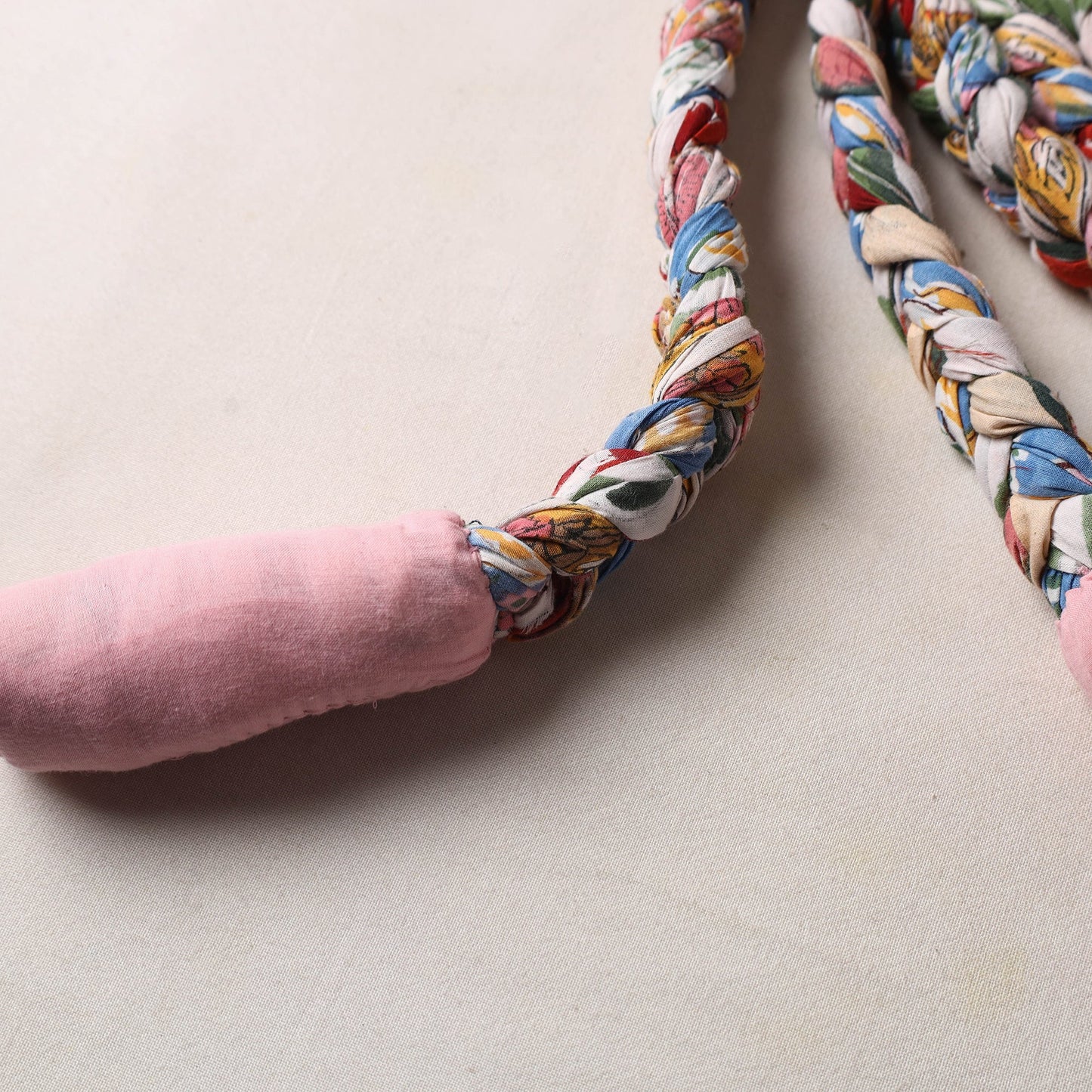 Handmade Upcycled Fabric Skipping Rope 03