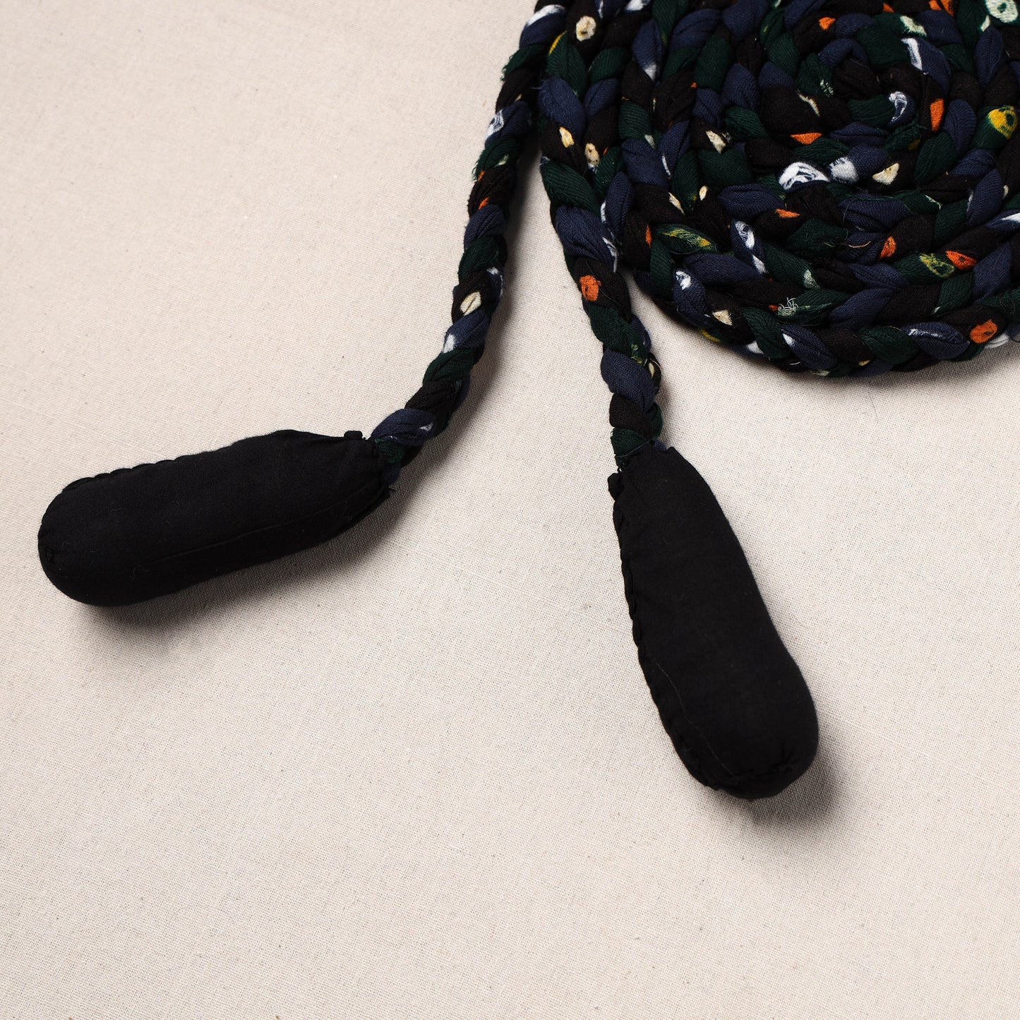 Handmade Upcycled Fabric Skipping Rope
