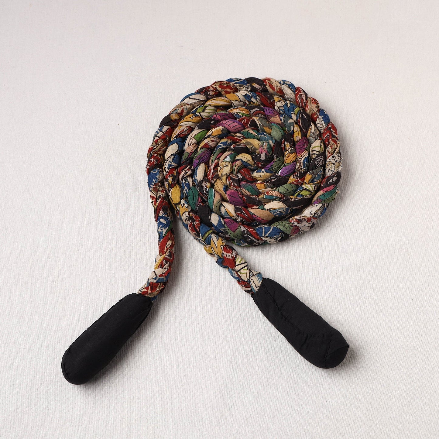 Handmade Upcycled Fabric Skipping Rope 04
