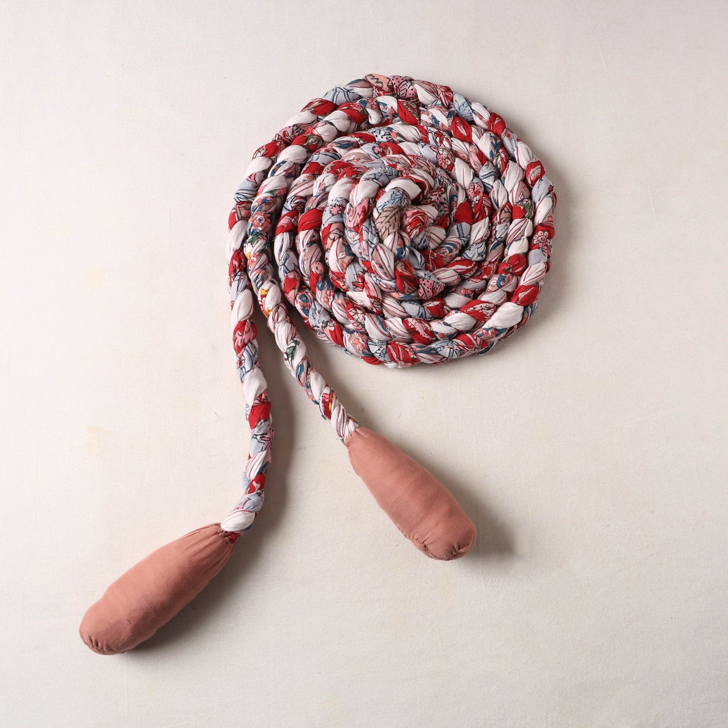 Handmade Upcycled Fabric Skipping Rope 05