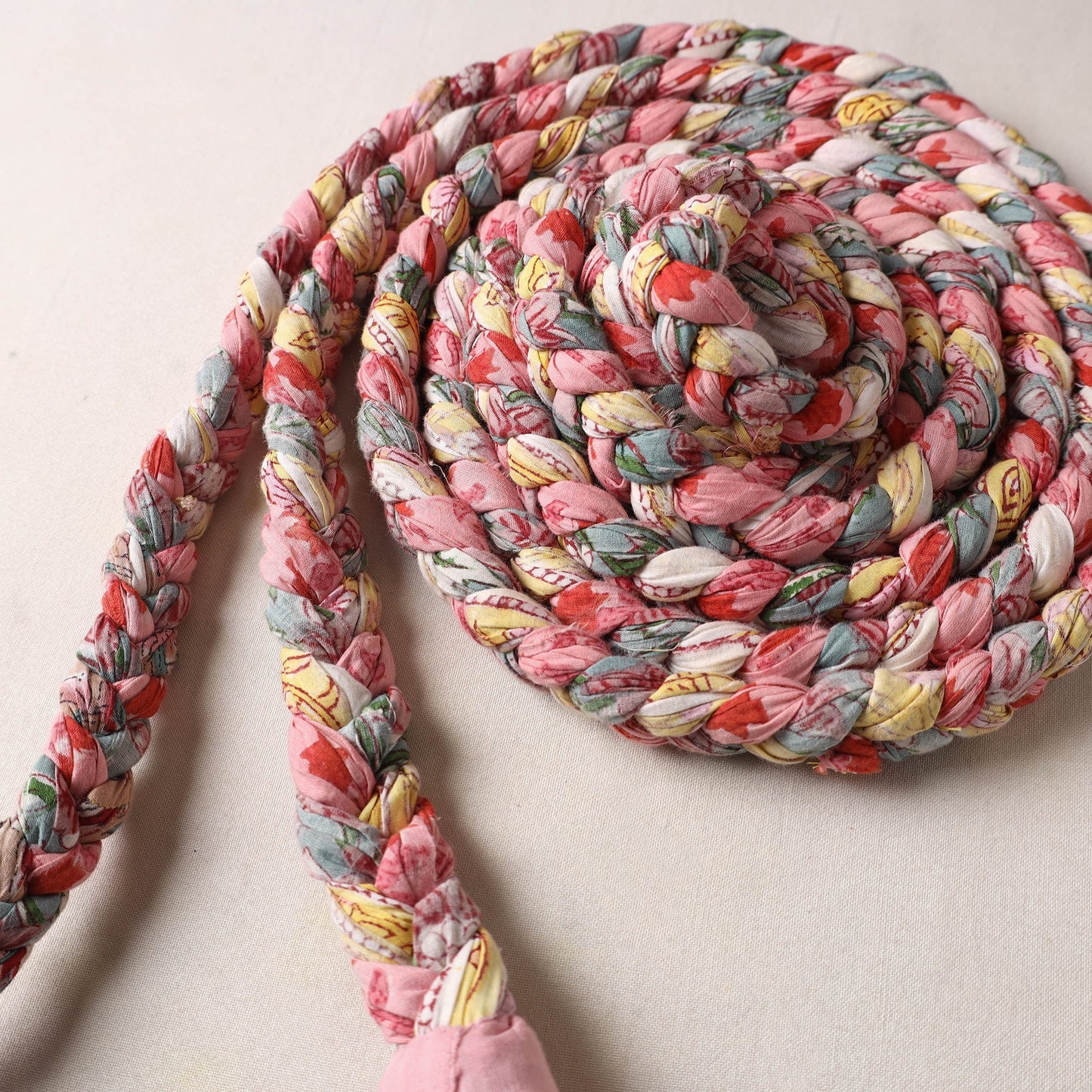 Handmade Upcycled Fabric Skipping Rope 06