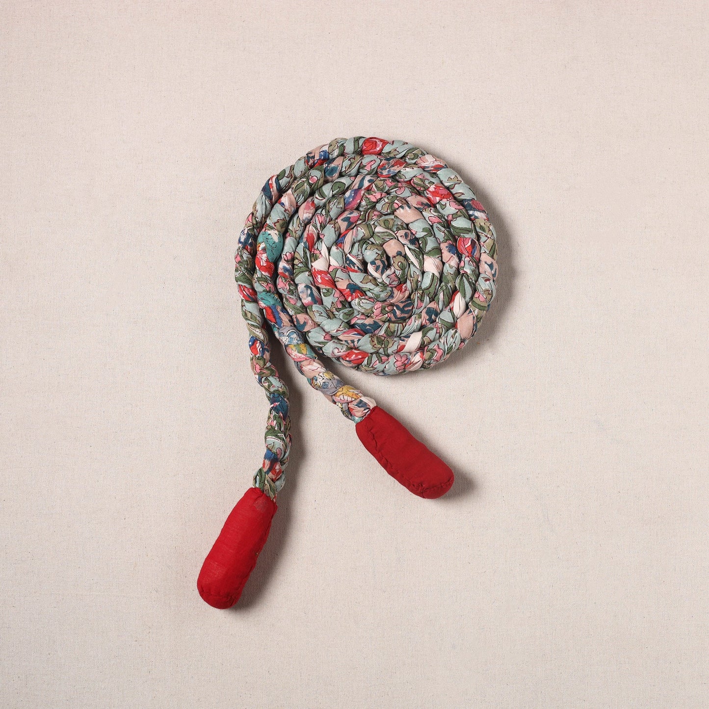 Handmade Upcycled Fabric Skipping Rope