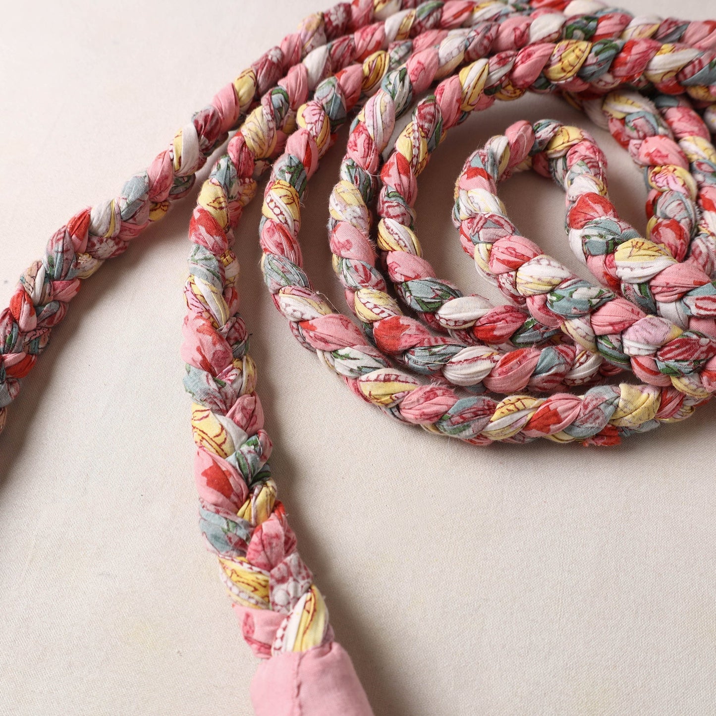 Handmade Upcycled Fabric Skipping Rope 06