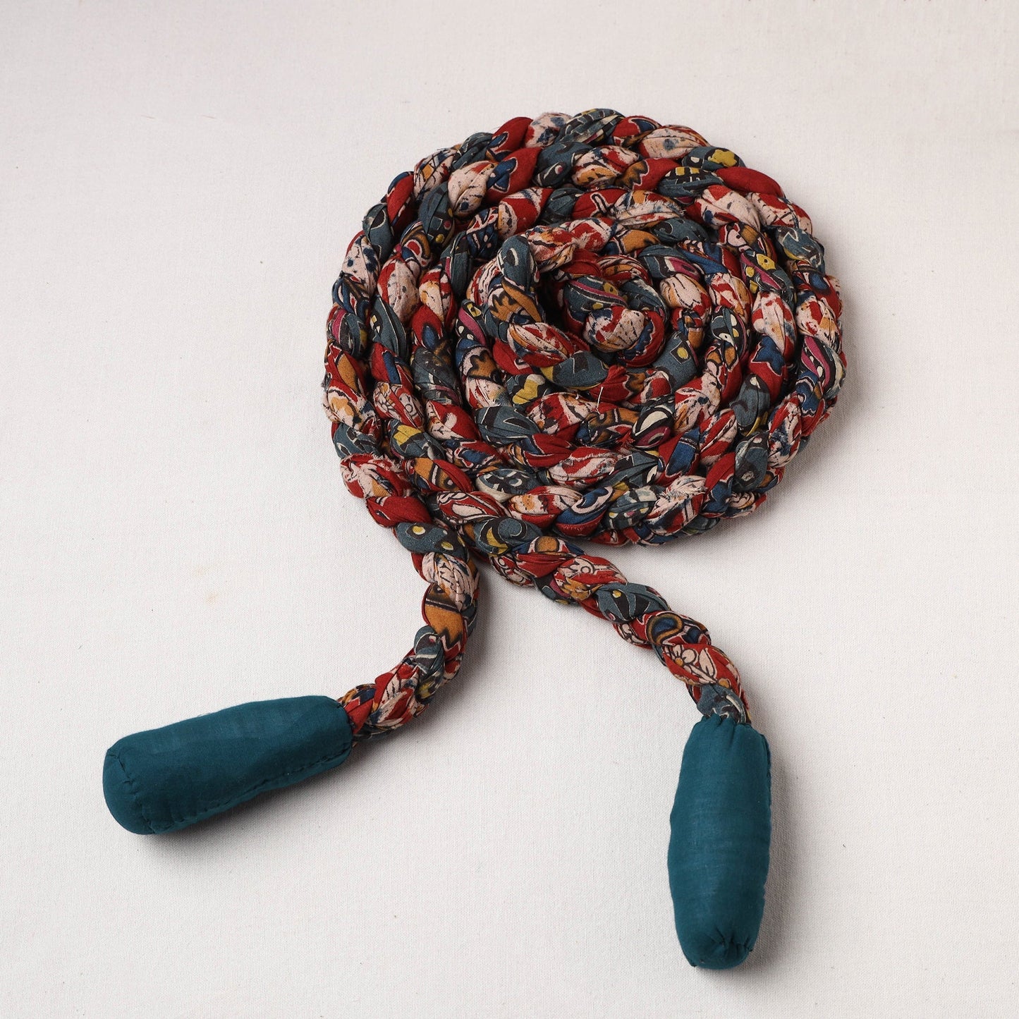 Handmade Upcycled Fabric Skipping Rope 07