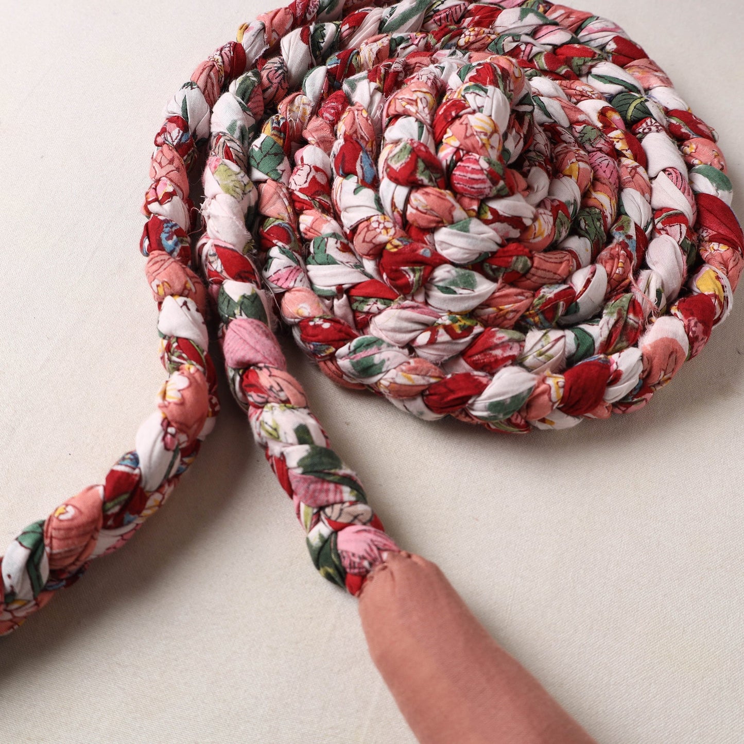 Handmade Upcycled Fabric Skipping Rope 07