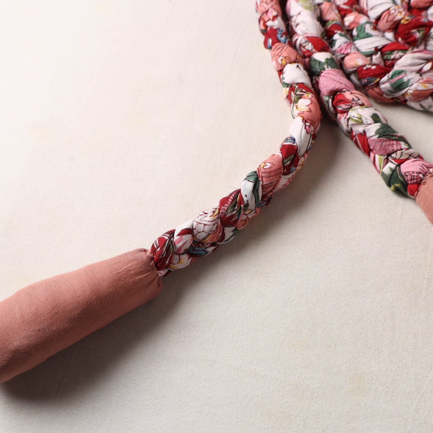 Handmade Upcycled Fabric Skipping Rope 07