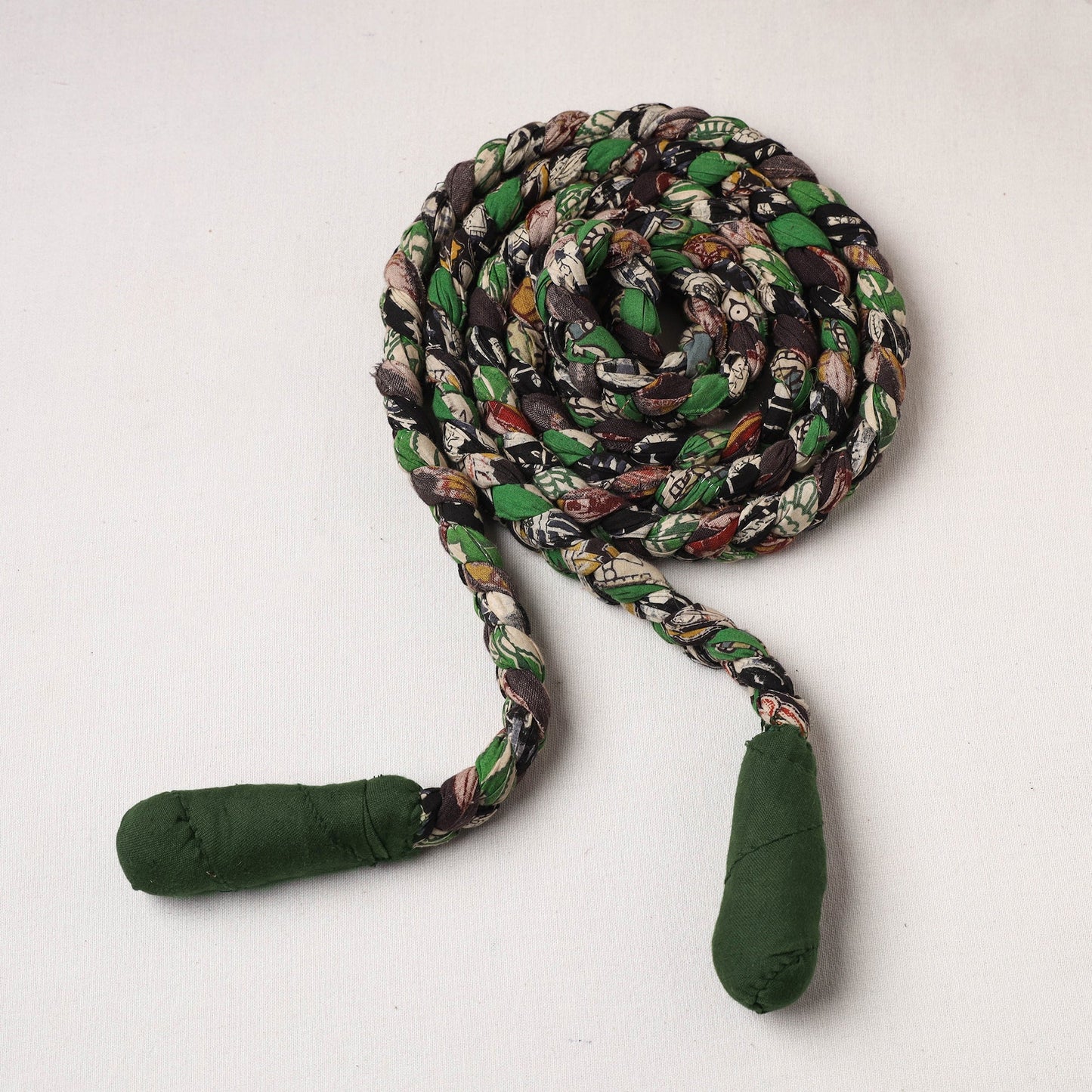 Handmade Upcycled Fabric Skipping Rope 08