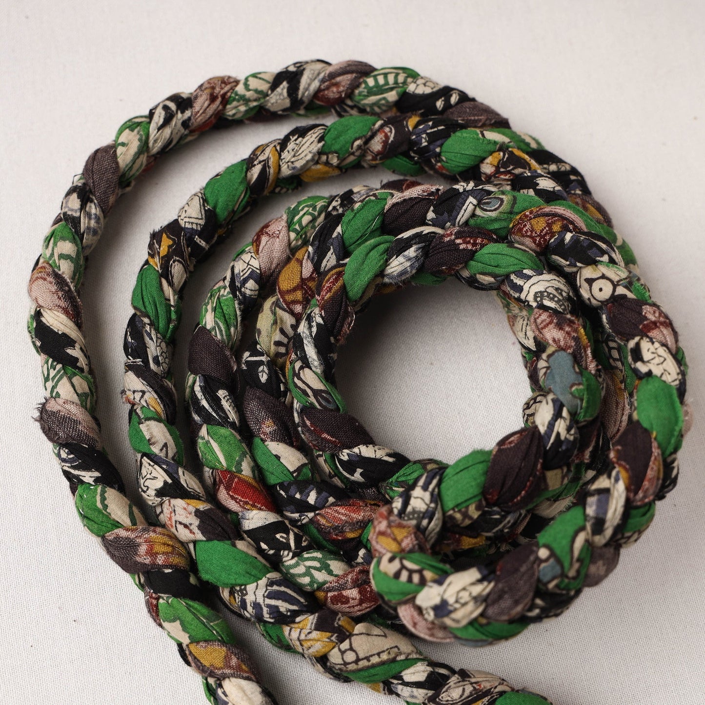 Handmade Upcycled Fabric Skipping Rope 08