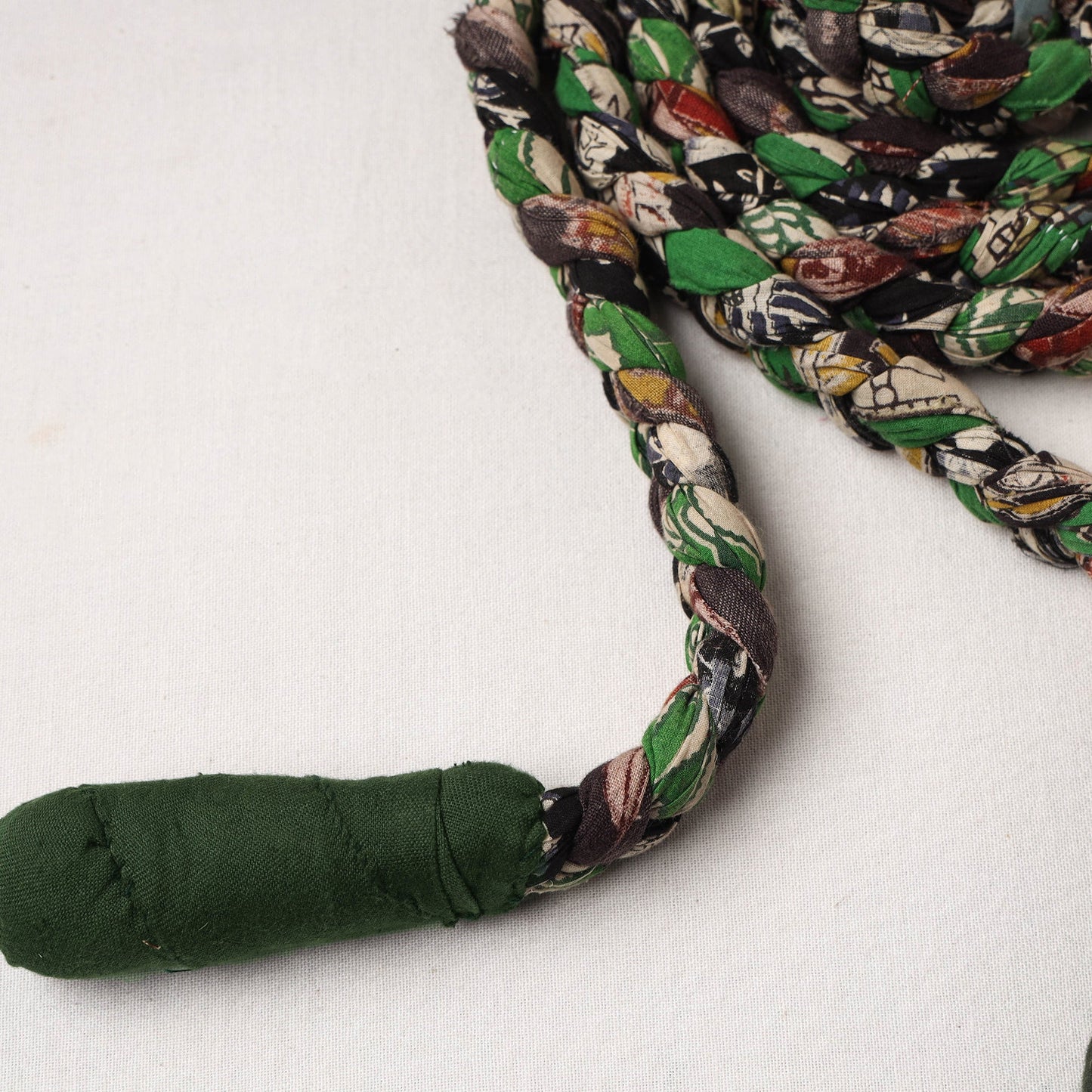 Handmade Upcycled Fabric Skipping Rope 08