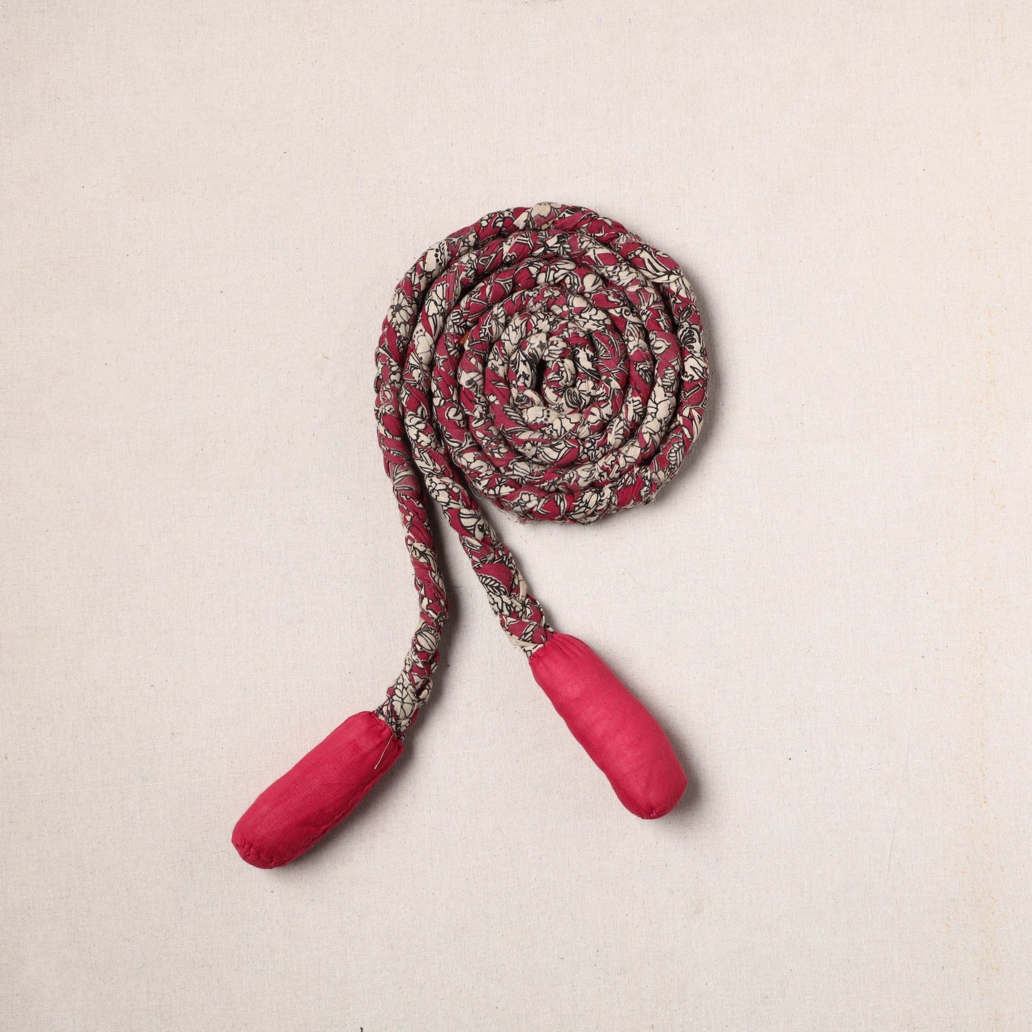 Handmade Upcycled Fabric Skipping Rope