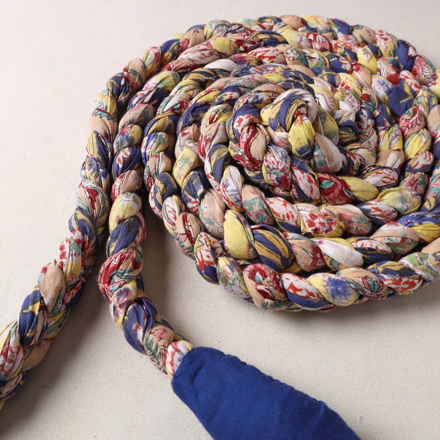 Handmade Upcycled Fabric Skipping Rope 09