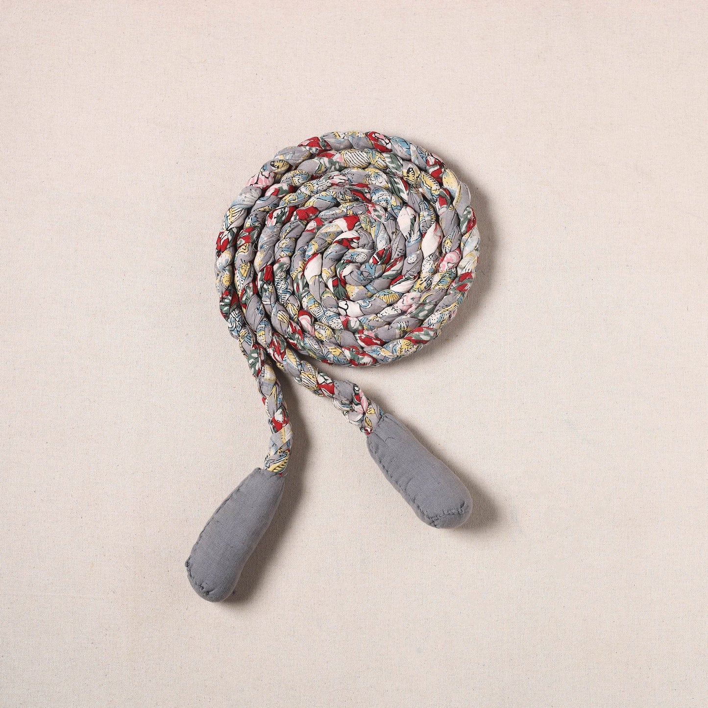 Handmade Upcycled Fabric Skipping Rope