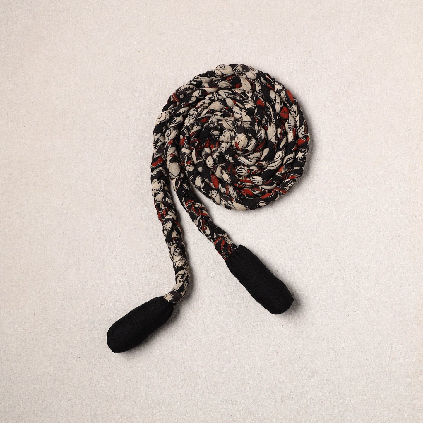 Handmade Upcycled Fabric Skipping Rope