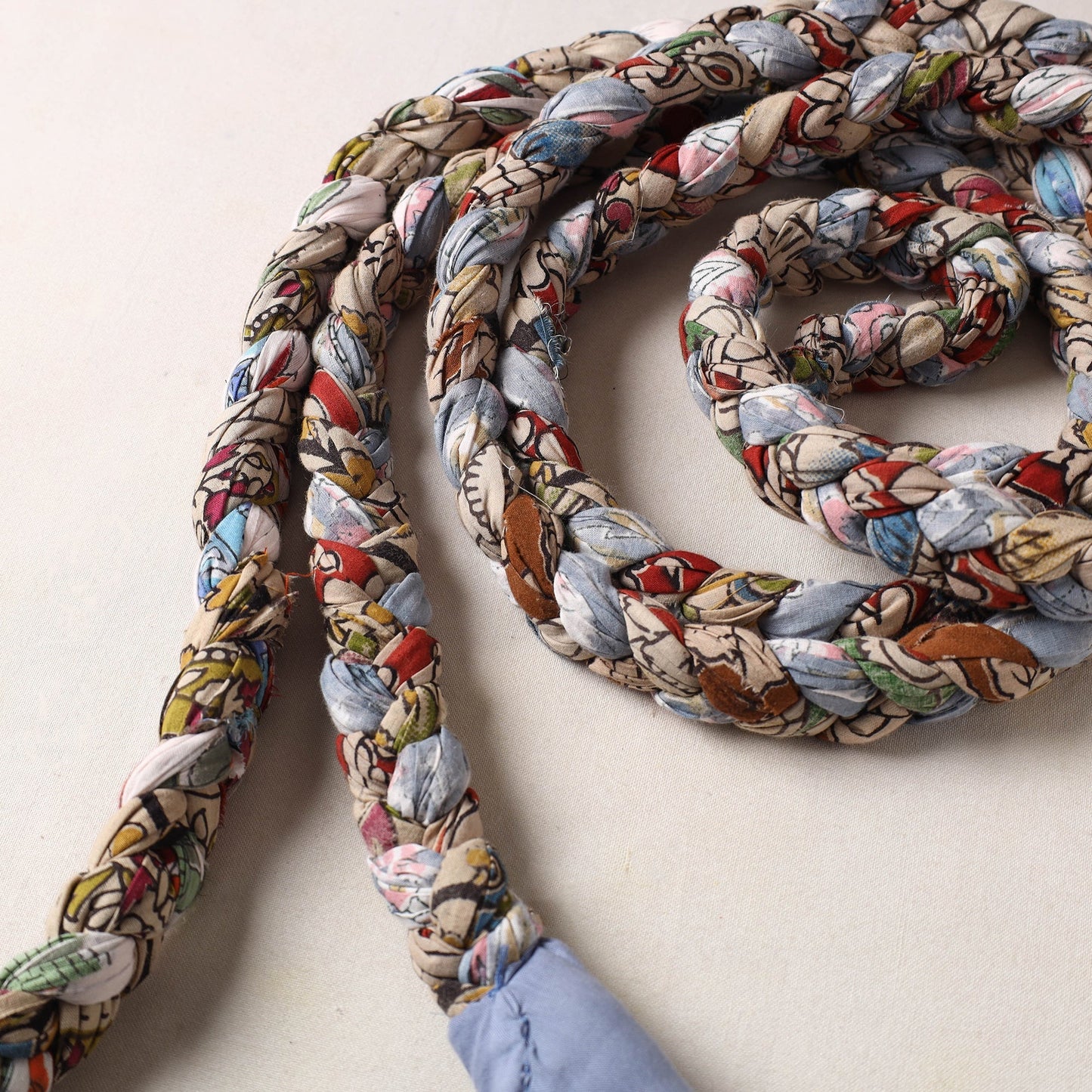 Handmade Upcycled Fabric Skipping Rope 11