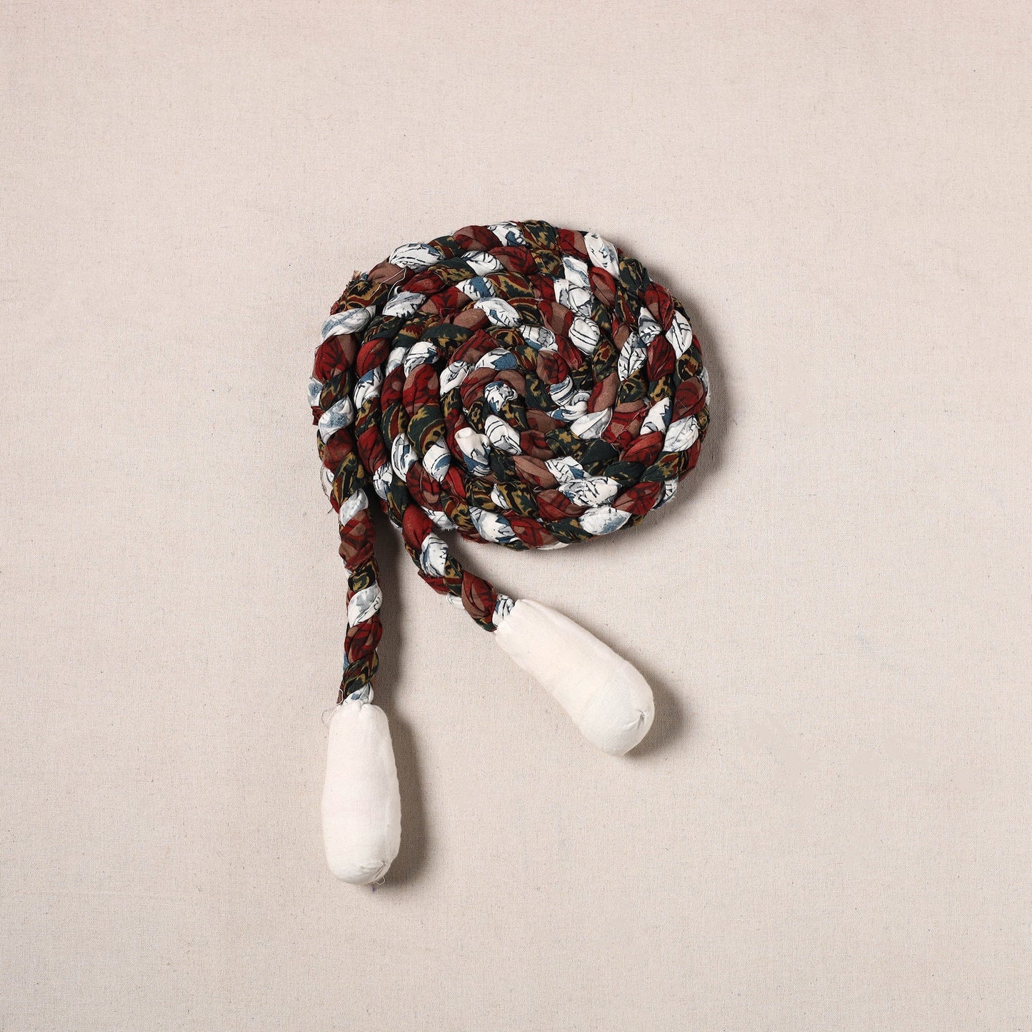 Handmade Upcycled Fabric Skipping Rope