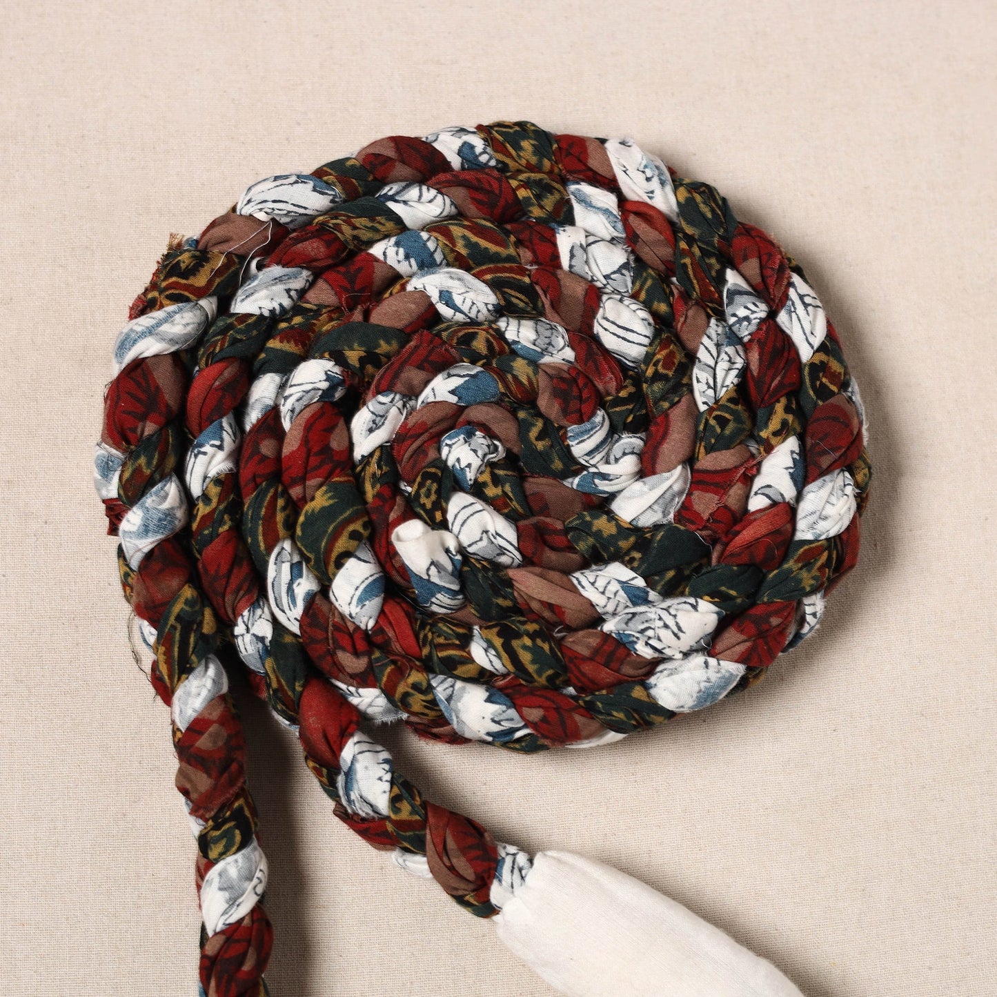 Handmade Upcycled Fabric Skipping Rope