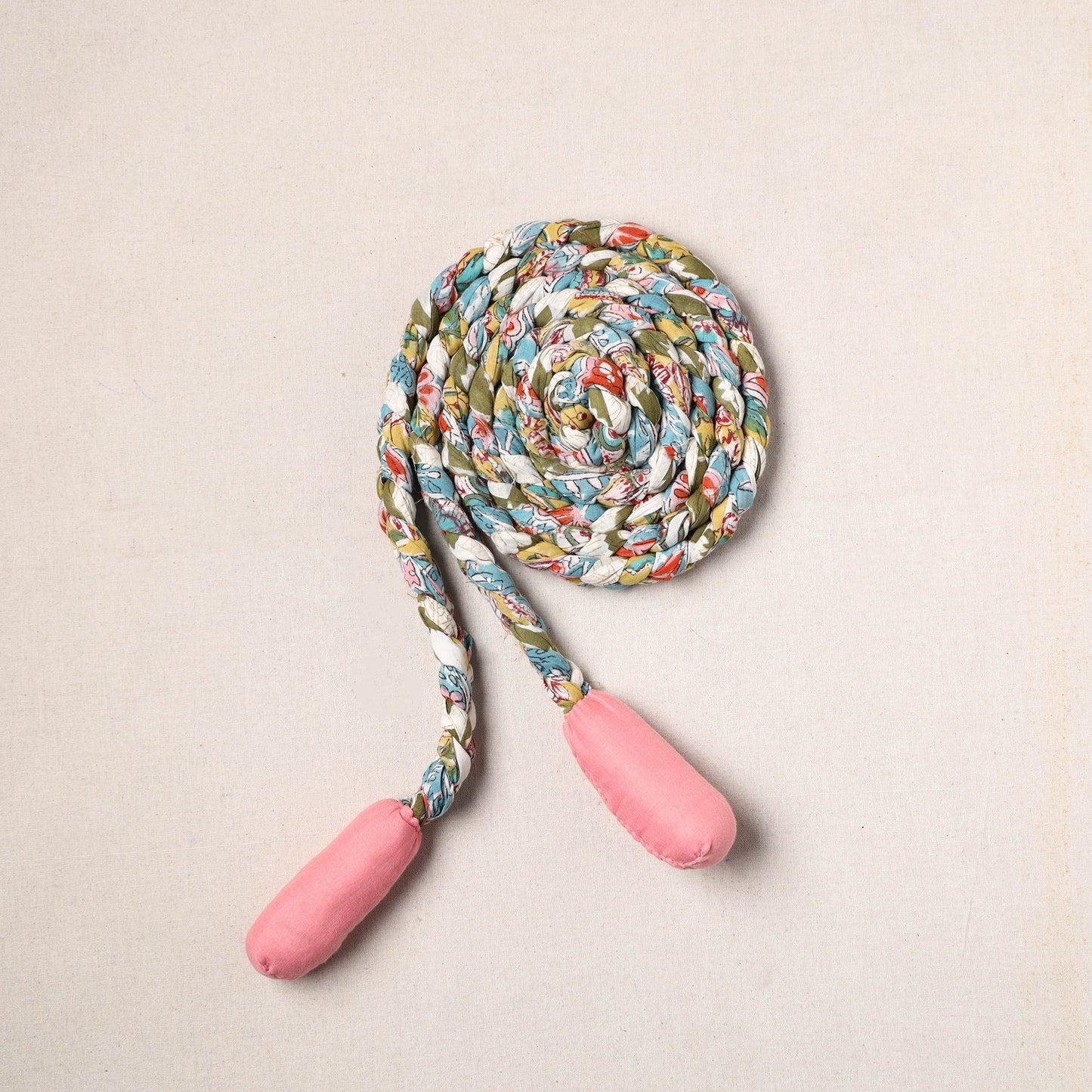 Handmade Upcycled Fabric Skipping Rope