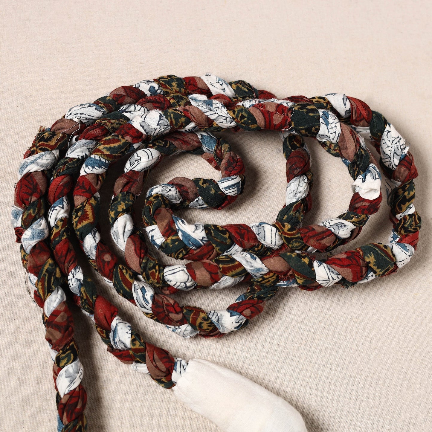 Handmade Upcycled Fabric Skipping Rope