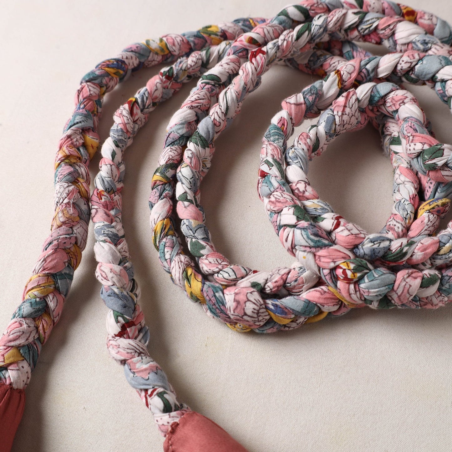Handmade Upcycled Fabric Skipping Rope 13