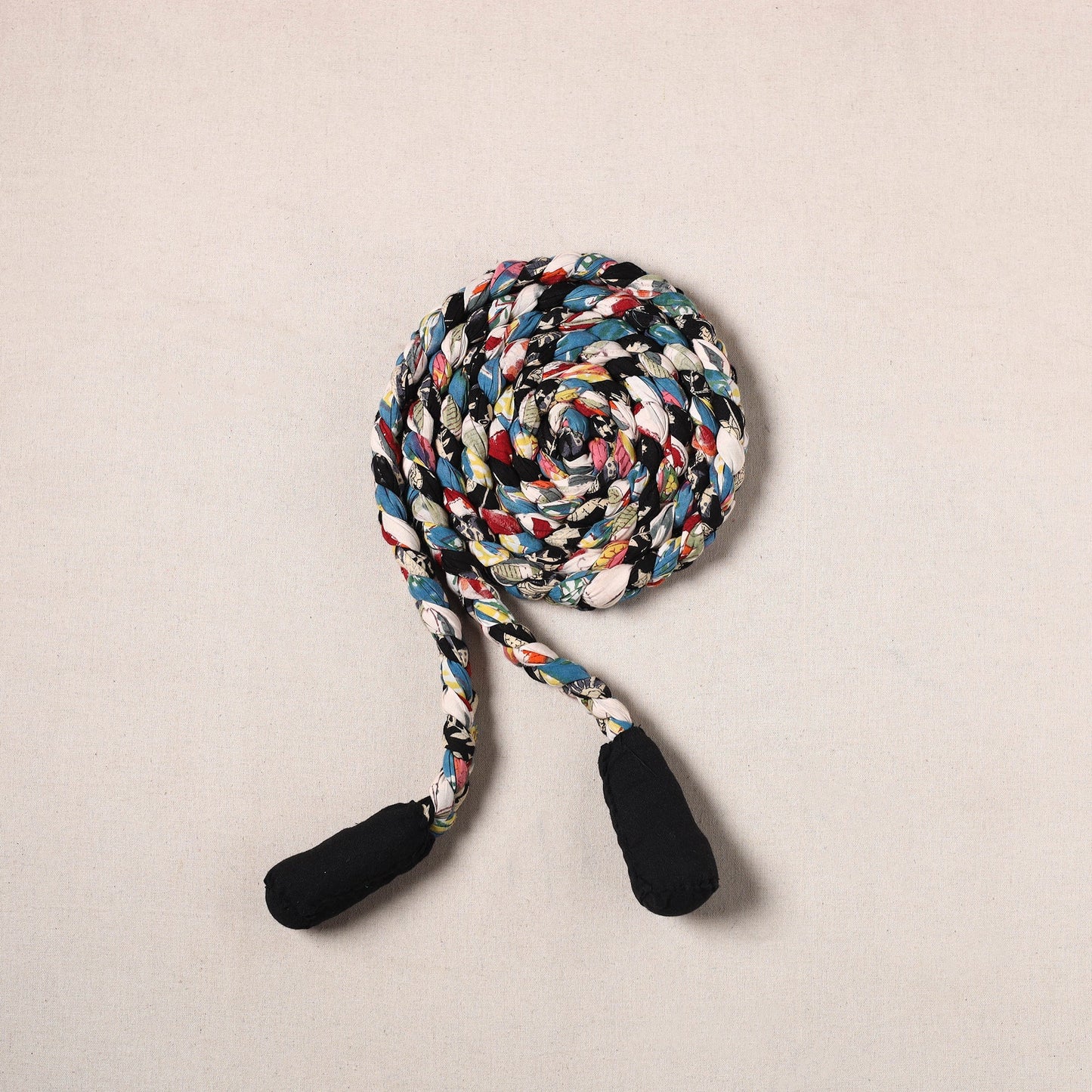 Handmade Upcycled Fabric Skipping Rope
